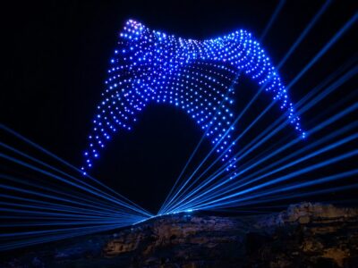 drone show in Matera by Allumee