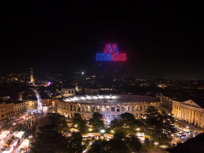 Magis droneshow door Allumee