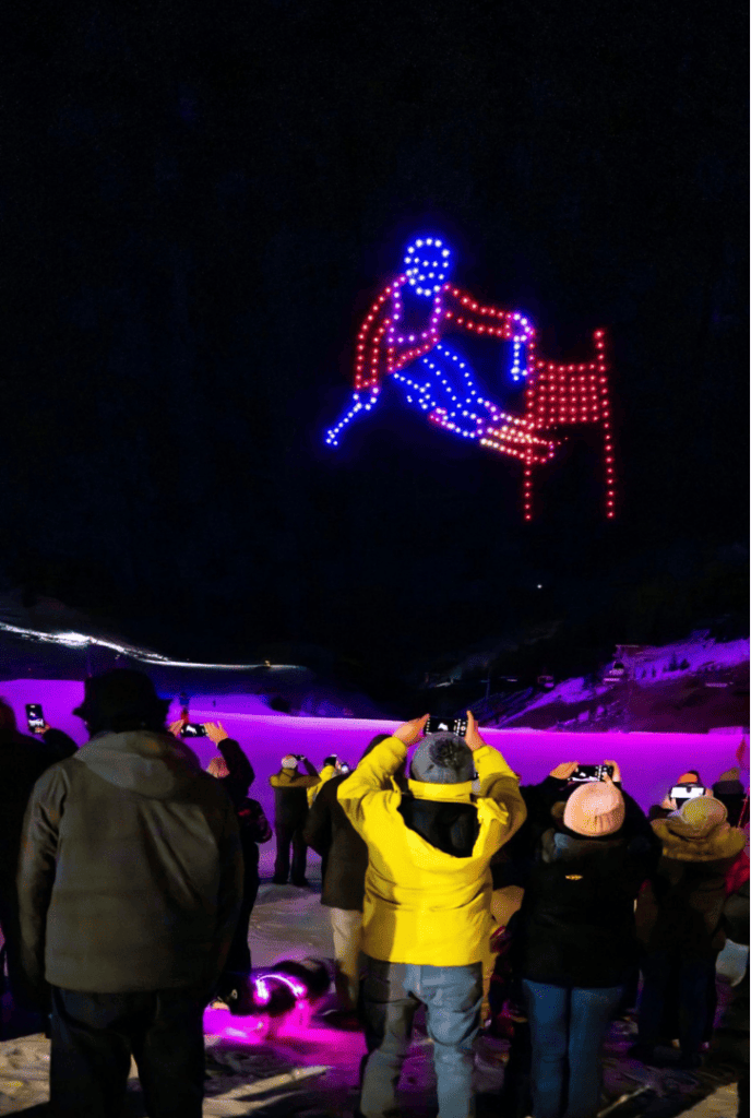 Drohnen-Show „Allumee“ in Orcières