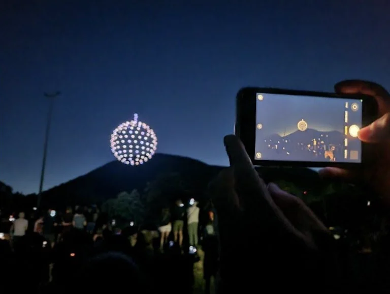 droneshow in Voiron