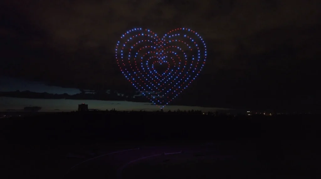 droneshow in Cherbourg