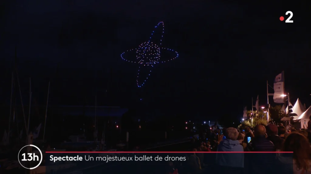 droneshow in Cherbourg