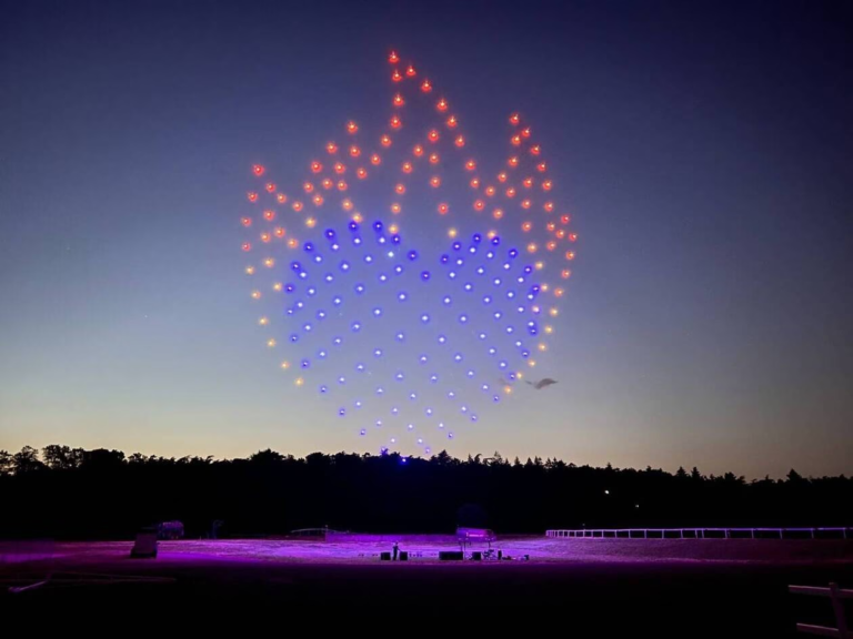 droneshow in Saint-Briac